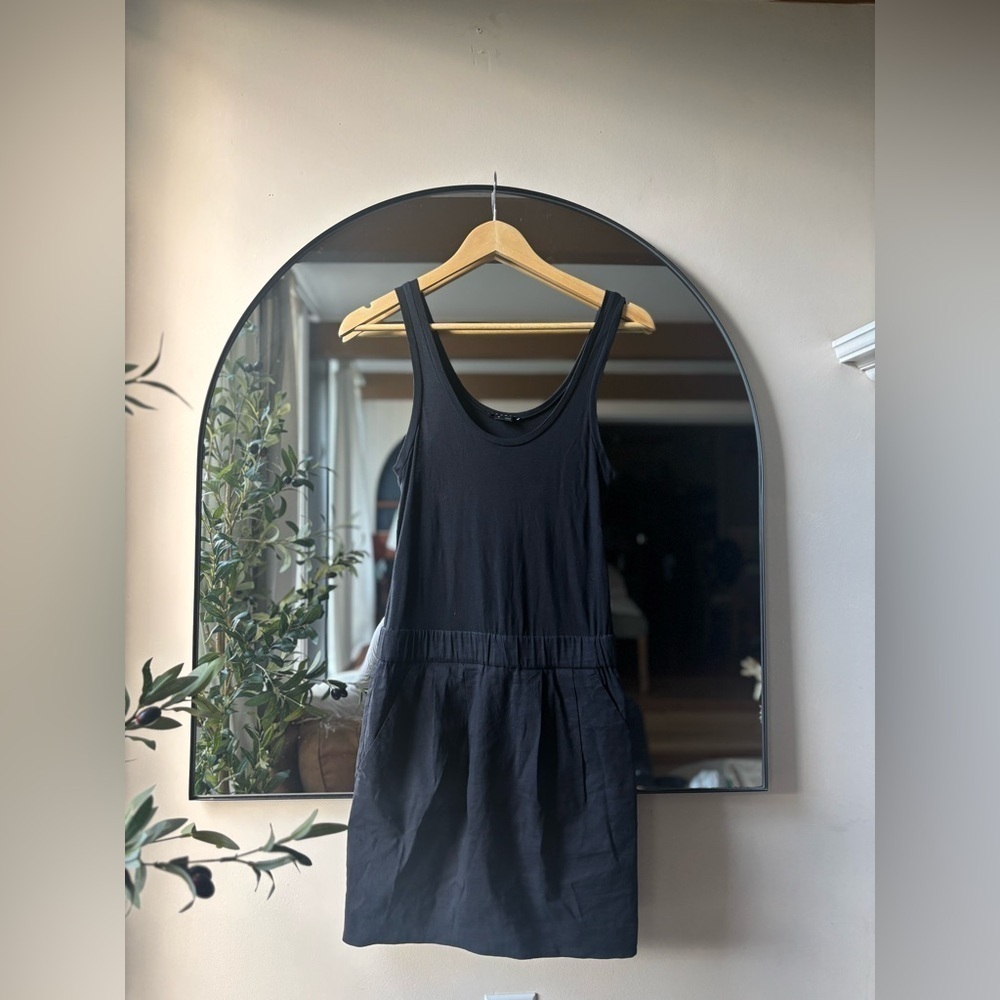 Theory | ARENDI linen tank dress | size small